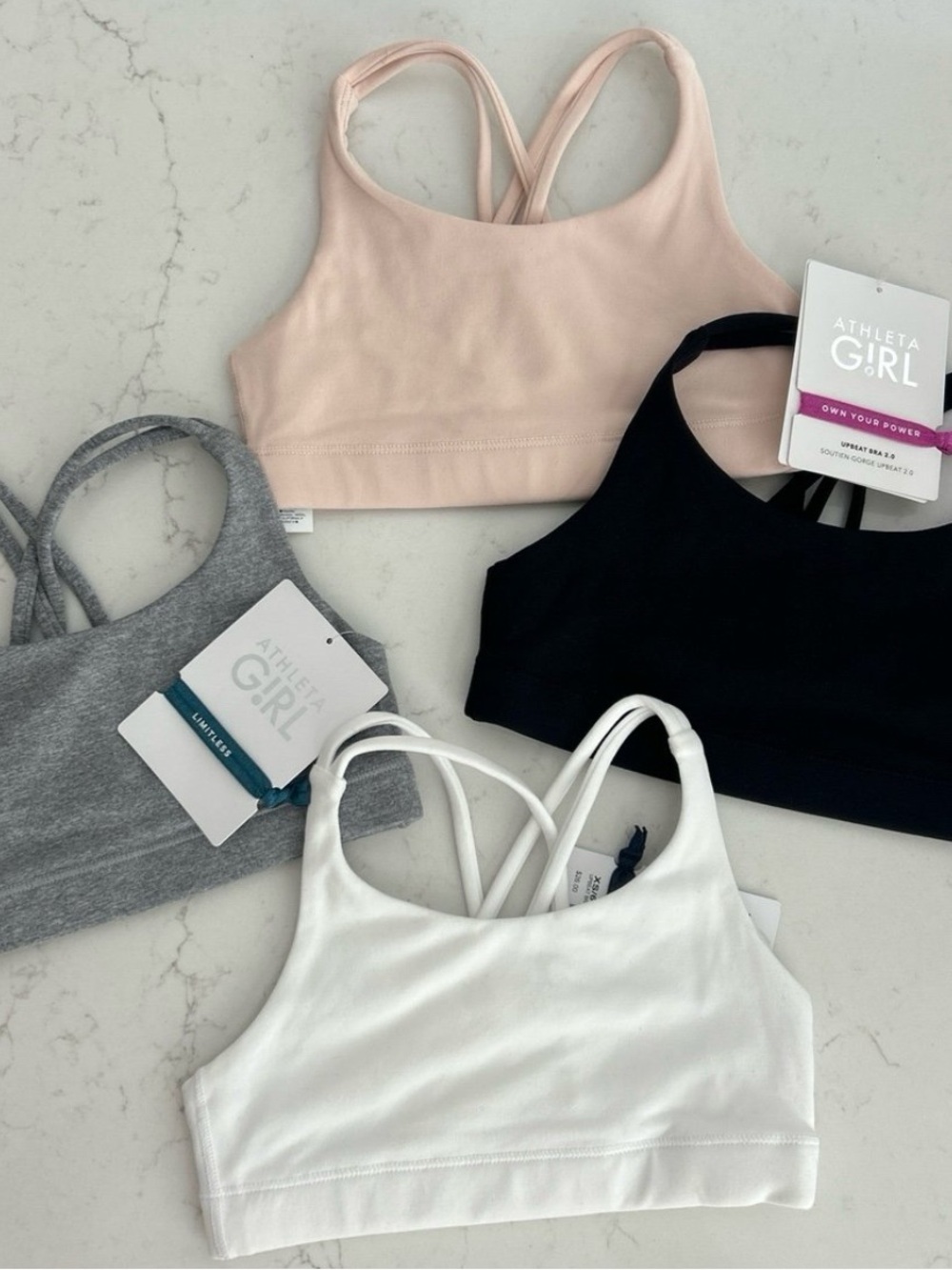 Athleta girl upbeat bra, new size 6